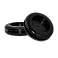 thumbnail image 1 of Flyshop Black Double-sided Synthetic Rubber Grommets Wire Protection, 8-Pack Round Rubber Hole Plugs, 27 mm 1-1/16" Drill Hole, 22 mm 7/8" ID, 1 of 7