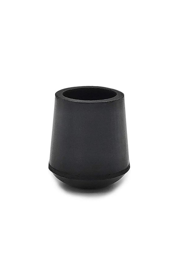 Furniture Table Covers Non-Slip Durable Rubber Leg Tips Chair Leg Caps Floor Protector Round Black 4PCS Size 16mm, 5/8"