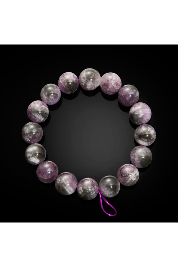 Jewelry Natural Aurora Sky Eye Bracelet, Aurora 23, Black Sky Eye, Purple Titanium Ghost, Crystal Jewelry, Men's and Women's Bracelet (Bead Dia. 13 mm)