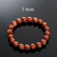 thumbnail image 1 of Flyshop Jewelry Natural Copper Rutilated Quartz Crystal Bracelet, Premium Level (Bead Dia. 7mm), 1 of 8
