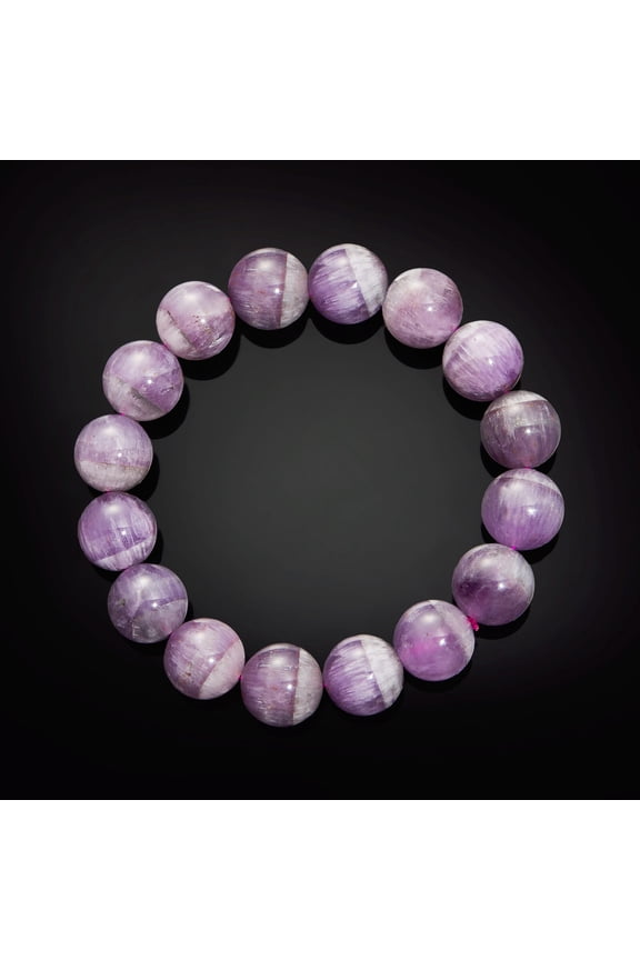 Jewelry Natural Purple Aurora Bracelet, Aurora 23, Purple Titanium Aurora, Purple Ghost, Purple Crystal Jewelry, Men's and Women's Bracelets (Bead Dia. 7 mm)