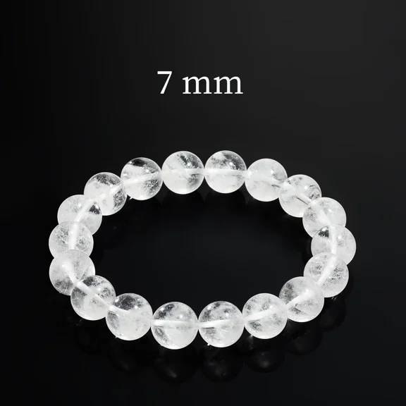 Flyshop Jewelry Natural White Ghost Bracelet, Vision Crystal, Collection Level (Bead Dia. 7mm)