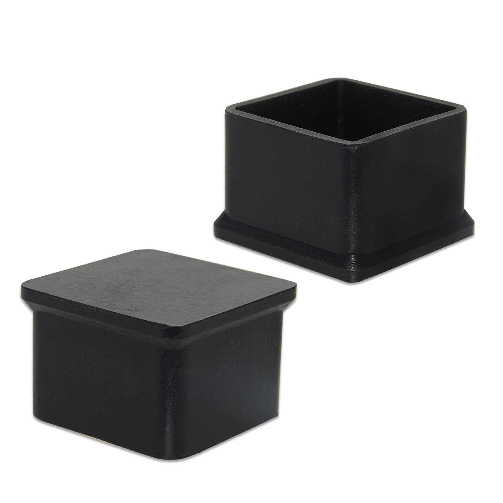 Flyshop Durable Silicone Leg Tips Square Chair Leg Caps Furniture Floor Protectors 1 1 2 x 1 1 2
