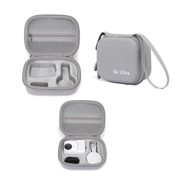 Flysimple Hard Carrying Case for Insta360 GO Ultra Standard Bundle Action Camera , GO Ultra EVA Storage Bag Portable Travel Bag Shockproof Protective Storge Box ,GO Ultra Accessories