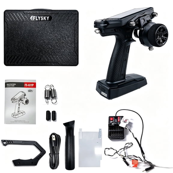 Cacagoo Flysky  2.4G 11CH Remote Controller Transmitter With 3.5 Inch IPS Screen Dual Antenna For RC Car Boat