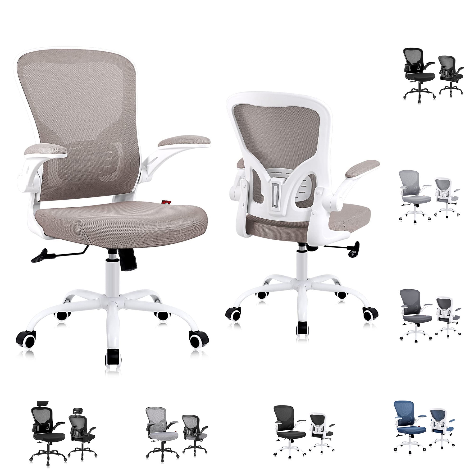 Flysky Ergonomic Office Desk Chair Breathable Mesh Swivel Computer