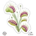 thumbnail image 1 of Flytrap Plant - 3" Vinyl Sticker - For Car Laptop I-Pad Phone Helmet Hard Hat - Waterproof Decal, 1 of 1