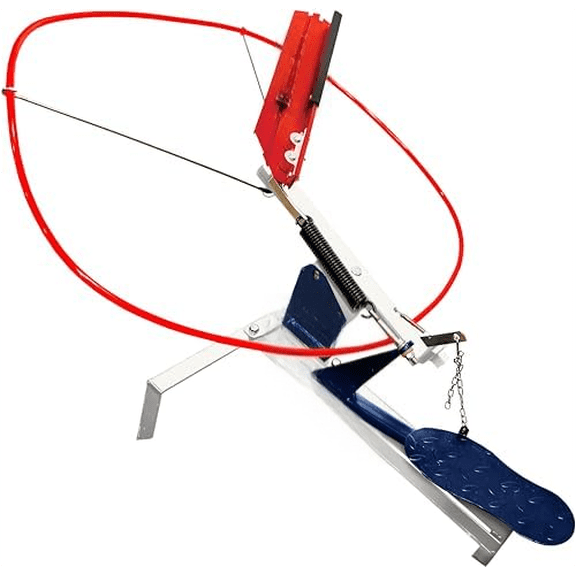 Flyway One HD Manual Clay Target Thrower, 55 Yd Throws with Foot Pedal for Single Person Use - No Electricity Needed for Clay Pigeon Throwing, Hunting, Shooting Sports$$Other