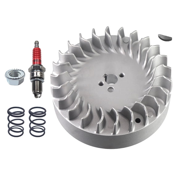 Flywheel Aluminum Compatible for Honda GX200 & Predator 212cc Engines (Non-Hemi / Hemi) - Go Kart, Mini Bike, Log Splitter Replacement Part