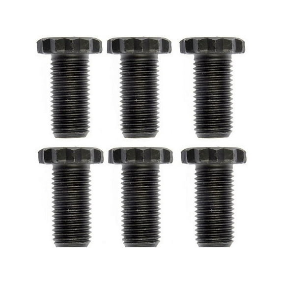 Flywheel Bolt - Compatible with 1973 - 1977, 1980 - 1996 Ford Bronco 1974 1975 1976 1981 1982 1983 1984 1985 1986 1987 1988 1989 1990 1991 1992 1993 1994 1995