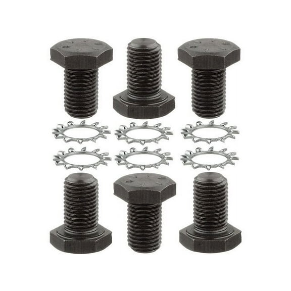 Flywheel Bolt - Compatible with 1979 - 1986 GMC K3500 5.7L V8 1980 1981 1982 1983 1984 1985