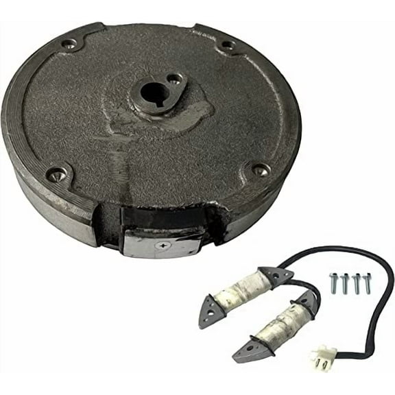 Flywheel & Parallel Charging Coil Head Light Kit for Honda GX160 GX200 5.5/6.5HP Gas Engine Snowblower For Coleman Powersports 163CC 196CC Mini Dirt Bike Go Kart Scooter 0.65 bore size (Small)