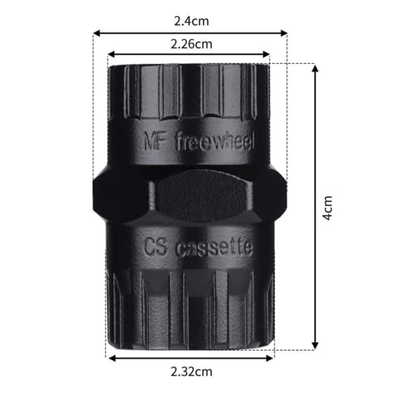 Flywheel Removal Wrench Tool Bicycle Rotary Cassette Step Pulley Wrench Socket