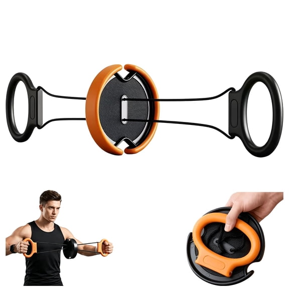 Flywheel Tensioner, Fun Upgraded Chest and Arm Twister, Portable Home Fitness Gear for Chest & Arm Muscle Intensive Workout Training