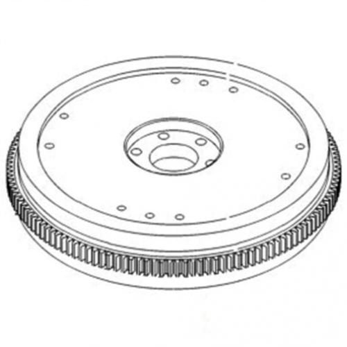 Flywheel With Ring Gear fits New Holland TS90 TS100 TS110 TS115 7010 8010 fits Ford 5000 5600 5610 6600 6610 6700 7600 7610 7710 F1NN6375AA 81871636