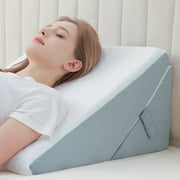 Flyxunfri Adjustable Bed Wedge Pillow for Sleep Apnea, 7-in-1 Body Positioner with Memory Foam, Acid Reflux Pillow, Anti-Snore, Back Pain Relief, Post-Surgery