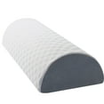 thumbnail image 1 of Flyxunfri Half Moon Bolster Pillow for Legs, Knees, Lower Back and Head, Lumbar Support Pillow 20.5"X8"X4.5", 1 of 7