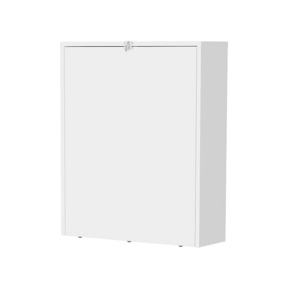 Fm Furniture Aguila Wall-Mounted Drop-Leaf Table, White