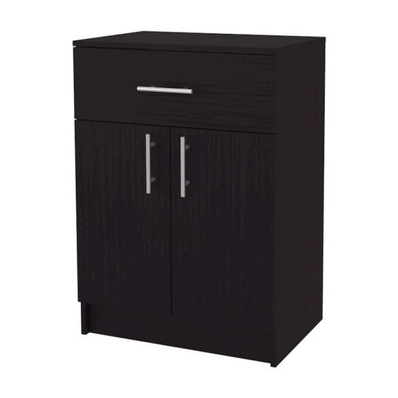 Fm Furniture Cope kitchen Pantry in melamine with 2 doors and 1 drawer, Wengue