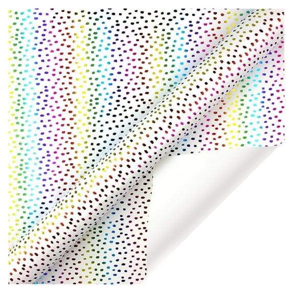 Fmbmuo 1 Rolls Gift Wrapping Paper Multicolor Decorative Stripes Gift Wrapping, 70x50 CM Modern Wrapping Paper Birthday Wrapping Paper for Women