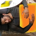 thumbnail image 1 of Fmbmuo 12″x 24″ Heated Blanket USB Throw Blanket Cozy Fleece Warming Blanket, Overheat Protection Yellow Portable Electric Blankets for Home & Couch, 1 of 5