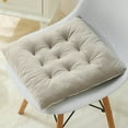 thumbnail image 1 of Fmbmuo 12x12 Inch Outdoor Cushions Fade Resistant Square Thick Seat Cushions, Polyester 1Pcs Modern (Gray), 1 of 5