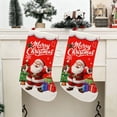 thumbnail image 1 of Fmbmuo 1Pcs Christmas Gift Bags Christmas Socks Medium Multicolor Decorations Reusable Cloth Neon Christmas Bag for Family Gatherings, 1 of 5