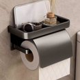 thumbnail image 1 of Fmbmuo 2-in-1 Toilet Paper and Soap Holder - Bathroom Organizer with Roll Stopper, 1 of 4
