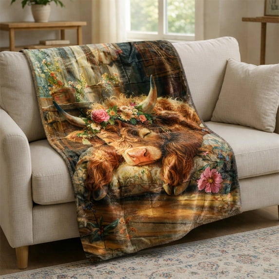 Fmbmuo 39x27.6 Inch Small Size Blanket Print Soft Warm Nap Blanket Suitable for Sofa Bed Camping Festival