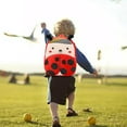 thumbnail image 1 of Fmbmuo 3D Cute Cartoon Little Plush Baby Backpack Baby Toy Bag(Ladybug), 1 of 5