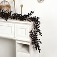 thumbnail image 1 of Fmbmuo 6.4ft Faux Berry Christmas Garland, Black Fruit Vines Swag, Artificial Greenery Decor, Artificial Plants Indoor Decorations（L-Black）, 1 of 5