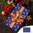 thumbnail image 1 of Fmbmuo Abstract Print Christmas Wrapping Paper Easy-Cut Purple 5 Pcs Gift Wrapping, 74x50 CM Traditional Wrapping Paper for Holiday Party Favors, 1 of 5