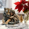 thumbnail image 1 of Fmbmuo Acrylic Christmas Village Sets Brown 1 pcs Village Acrylic Ornament Christmas Ornaments， Festive Spirit Cottage Decor for Christmas Party Decor, 1 of 5
