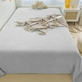 thumbnail image 1 of Fmbmuo Polyester Sheet Set Full Winter Antimicrobial 1 Piece Bohemian 1x Bed Sheet Brushed Full Gray, 1 of 5