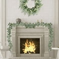 thumbnail image 1 of Fmbmuo Artificial Greenery Garland for Christmas Mantel, Art Deco Style, Fire-Retardant Material, 1 of 5