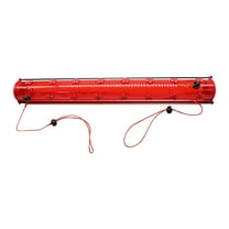 Fmbmuo Bird Feeders Extra Large Hanging Squirrel Proof Tube Feeders, Red Plastic Wild Bird Feeders Gifts for Mom Dad