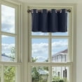 thumbnail image 1 of Fmbmuo Blackout Short Curtains 29.1x14.1 Inch Stain Resistant Blue Decor Tab Top Scandinavian Polyester Curtain Sets for Bedroom Windows, 1 of 5