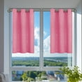thumbnail image 1 of Fmbmuo Blackout Window Curtains Pink 39.3x51.1 Inch Fade Resistant Decor Tab Top Art Deco Polyester Curtain Sets for Living Room Windows, 1 of 5