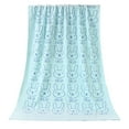thumbnail image 1 of Fmbmuo Blue Large Beach Towels Cloth Reusable Easter Bunny Washcloths, Quick Dry 27.5" x 55" for Adult Men Women Soft Towels 1 Pcs, 1 of 5