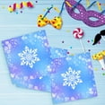 thumbnail image 1 of Fmbmuo Blue Snowflake Theme Napkins -Disposable Dinner Napkins with Blue Snowflakes Designs, Holiday Party Utensils Set(20-Pack), 1 of 4