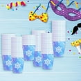 thumbnail image 1 of Fmbmuo Blue Snowflake Theme Paper Cups -Disposable Cups with Blue Snowflakes Designs, Holiday Party Utensils Set(20-Pack), 1 of 4