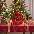 thumbnail image 1 of Fmbmuo Candy Bags Small 1Pcs Red Velvet Bag Decorations Cloth Drawstring Neon Christmas Bag for Office Party Gift Exchange, 1 of 5