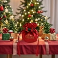 thumbnail image 1 of Fmbmuo Candy Bags Velvet Bag Small Red 1Pcs Decorations Cloth Neon Drawstring Christmas Bag for Office Party Gift Exchange, 1 of 5
