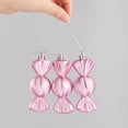 thumbnail image 1 of Fmbmuo Candy Shaped Christmas Hanging Ornaments Set Striped Glitter Xmas Tree Pendants Box Packed Festive Hanging Decor for Holiday Party,Pink, 1 of 5