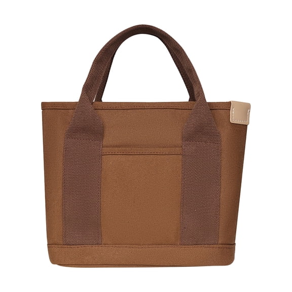 Fmbmuo Canvas Tote Organizer -9*5.9*8.26in Large Capacity Tote Bag (8 Colors)