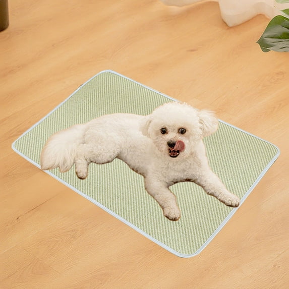 Fmbmuo Cat Dog Mat Fluffy Medium Warm Anti-Slip Pet Bed, Cozy Soft Rectangular for Indoor Cats and Small Dogs (Multicolor)