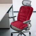 thumbnail image 1 of Fmbmuo Chair Cushions Warm Rectangle Stain-Resistant Polyester for Office Chair, Non-Slip Minimalist Multicolor Seat Cushion 19" x 22", 1 of 4