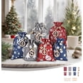 thumbnail image 1 of Fmbmuo Christmas Gift Bags Small 20Pcs Beige Advent Calendar Bag Decorations Drawstring Glitter Polyester Christmas Bag for Party Favors and Holiday Decor, 1 of 5