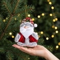 thumbnail image 1 of Fmbmuo Christmas Ornaments Christmas Tree Ornaments Fabric Doll Ornaments Santa Claus Snowman Doll Ornaments,Multicolor, 1 of 5