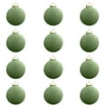 thumbnail image 1 of Fmbmuo Christmas Ornaments Lightweight Christmas Decorations Foam 12 piece Minimalist Green Neutral 3.14-Inch Holiday Decorating, 1 of 5